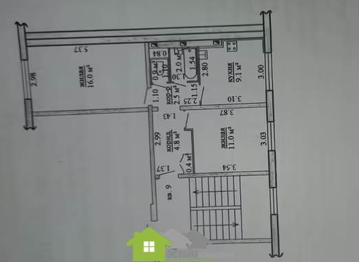 Фото Продажа 2-комнатной квартиры на ул. Подлесная 114 в Слониме (№22/3) 32